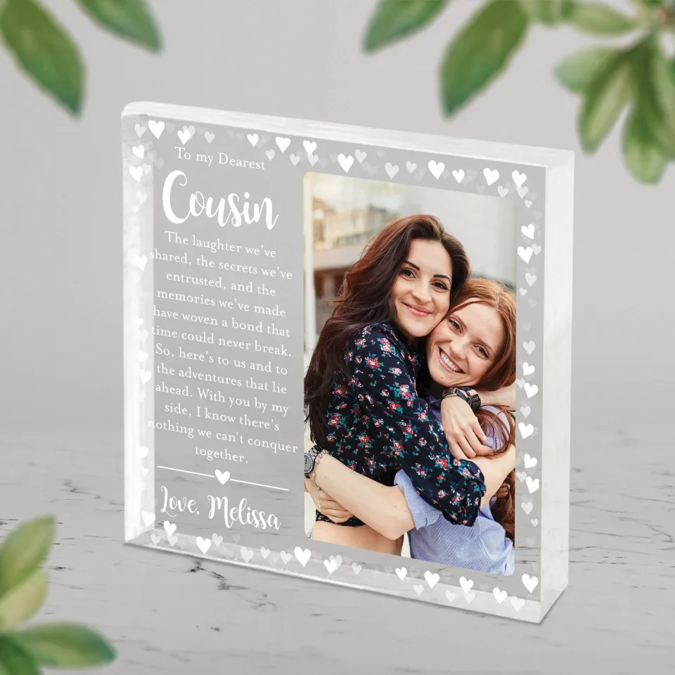 The Laughter We've Shared The Memories We've Made Woven - Acrylic Plaque - Lovely Gift for Cousin - Image 8