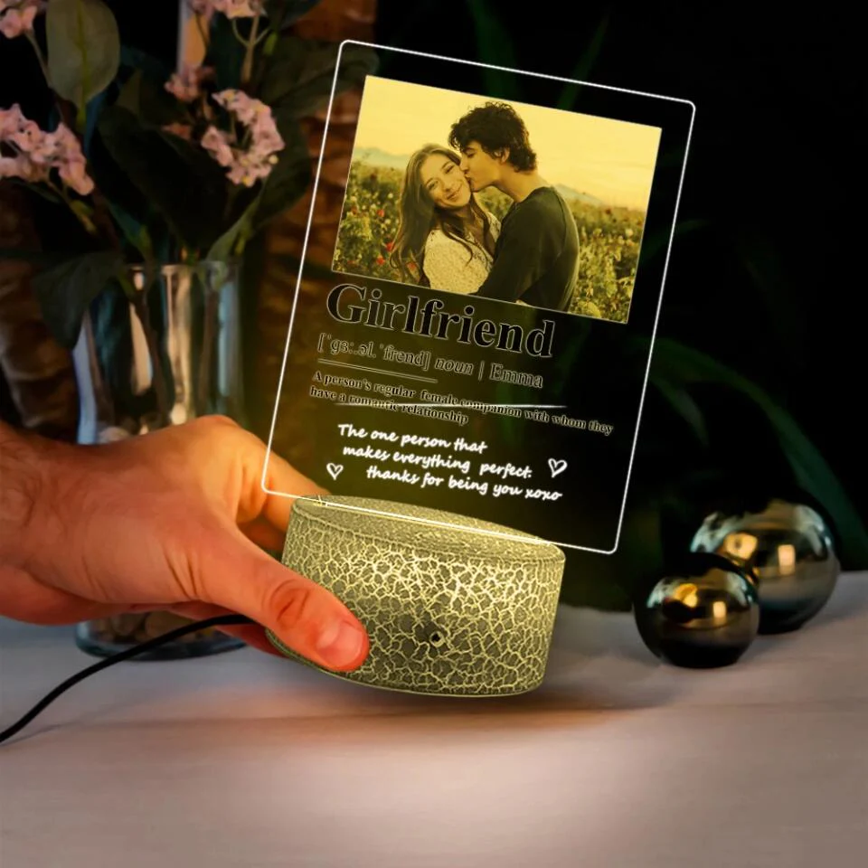 Personalized Valentine Gifts - The One Person That Makes Everything Perfect Thank You for Being You - Personalized 3d Led Light - Image 5