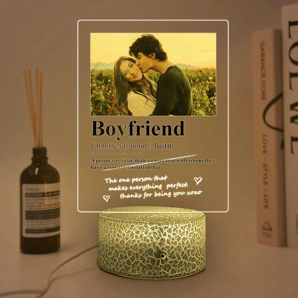 Personalized Valentine Gifts - The One Person That Makes Everything Perfect Thank You for Being You - Personalized 3d Led Light - Image 8