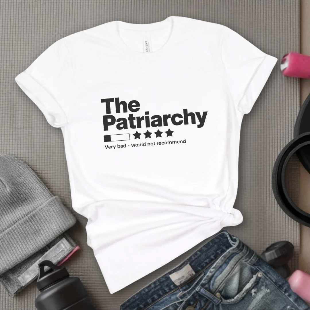 The Patriarchy Bad Review Shirt - Anti Patriarchy Unisex Tee - Girl Power Shirt - Women Rights Shirt - Feminist Gift - Bella Canvas 3001 - Image 10