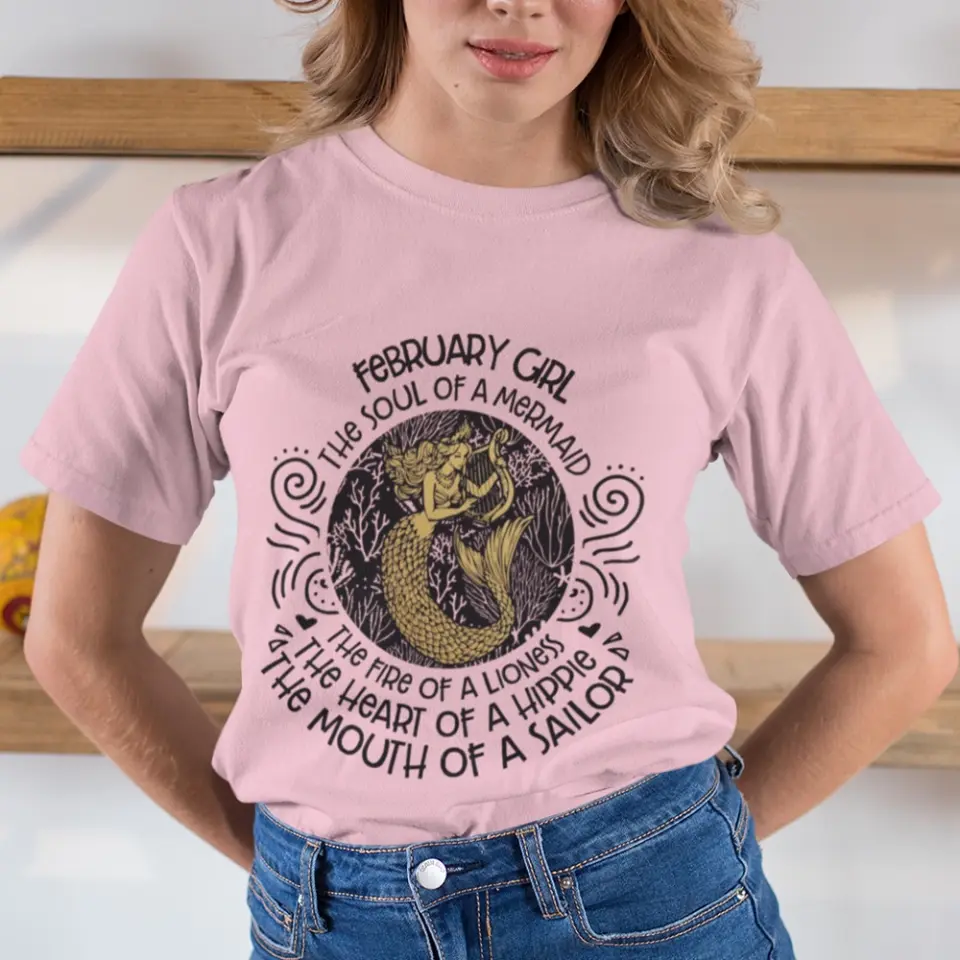 The Soul Of Mermaid - Personalized Shirt - Birthday Gift For Witch - Image 10