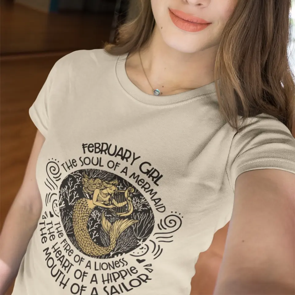 The Soul Of Mermaid - Personalized Shirt - Birthday Gift For Witch - Image 11