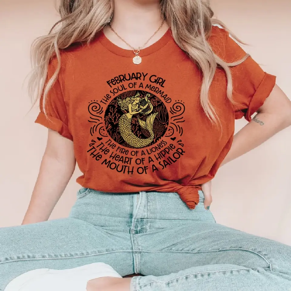The Soul Of Mermaid - Personalized Shirt - Birthday Gift For Witch - Image 12