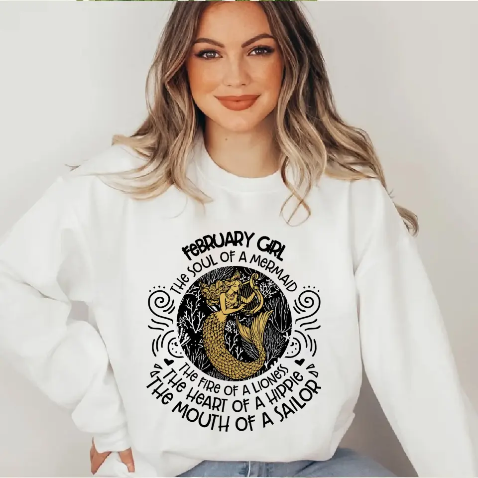 The Soul Of Mermaid - Personalized Shirt - Birthday Gift For Witch - Image 4