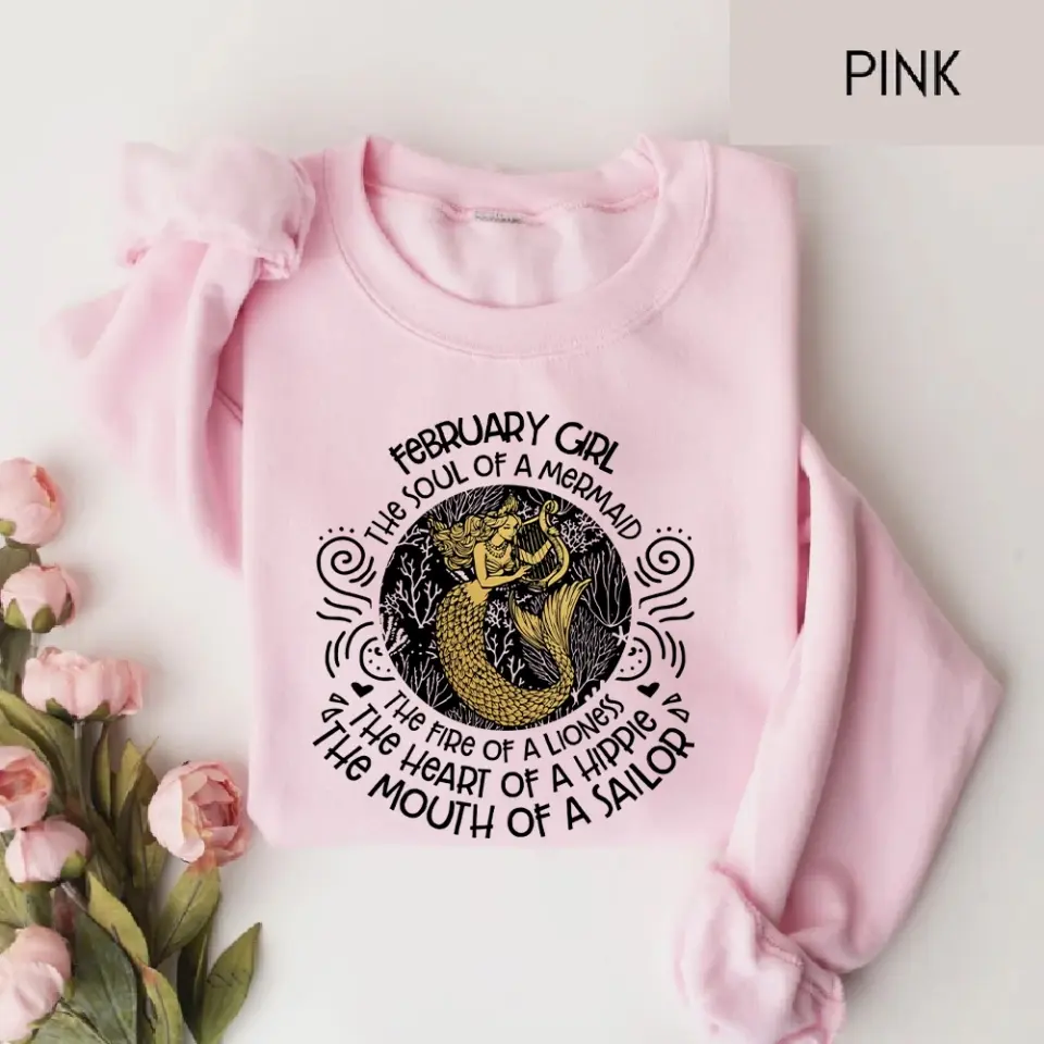 The Soul Of Mermaid - Personalized Shirt - Birthday Gift For Witch - Image 5