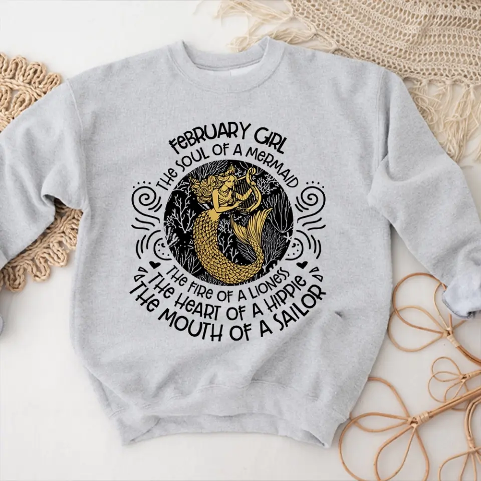 The Soul Of Mermaid - Personalized Shirt - Birthday Gift For Witch - Image 6
