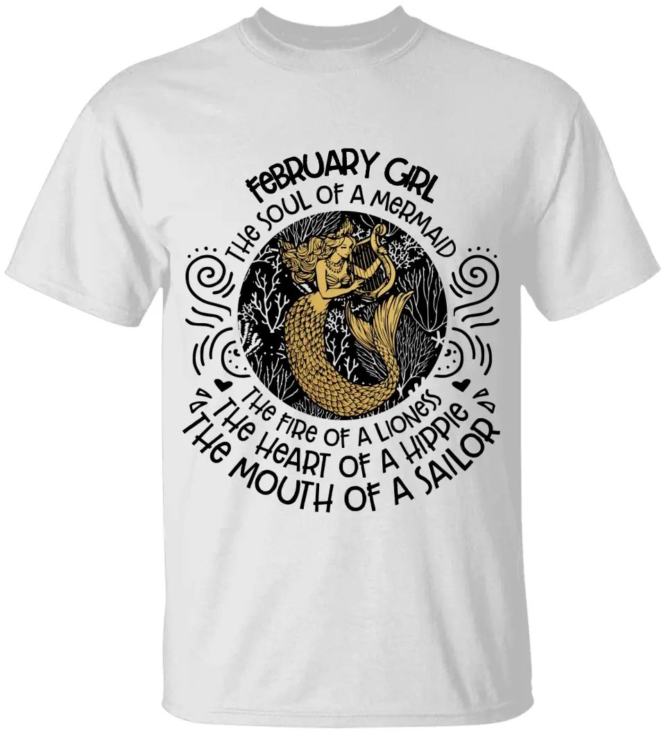 The Soul Of Mermaid - Personalized Shirt - Birthday Gift For Witch - Image 7