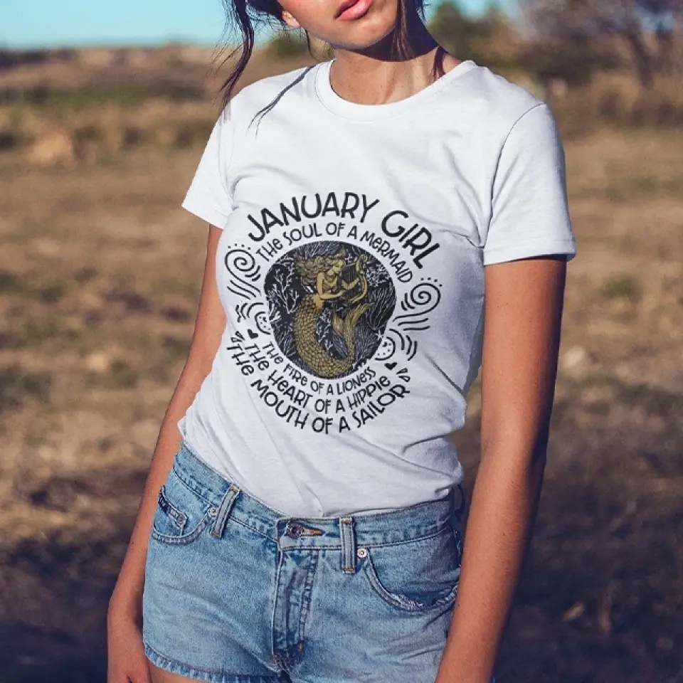 The Soul Of Mermaid - Personalized Shirt - Birthday Gift For Witch - Image 8