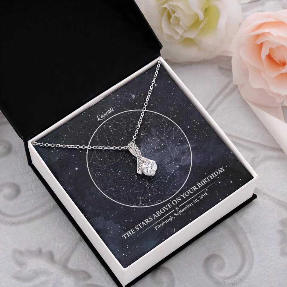 The Star Above On Your Birthday Personalized Necklace - Image 4
