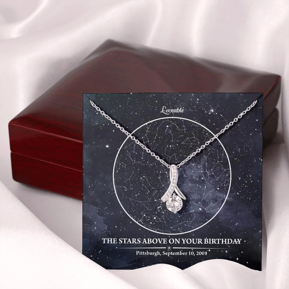 The Star Above On Your Birthday Personalized Necklace - Image 8