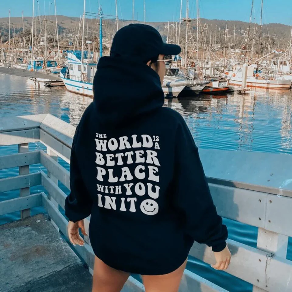 The World Is A Better Place With You In It Personalized Hoodie - Image 12