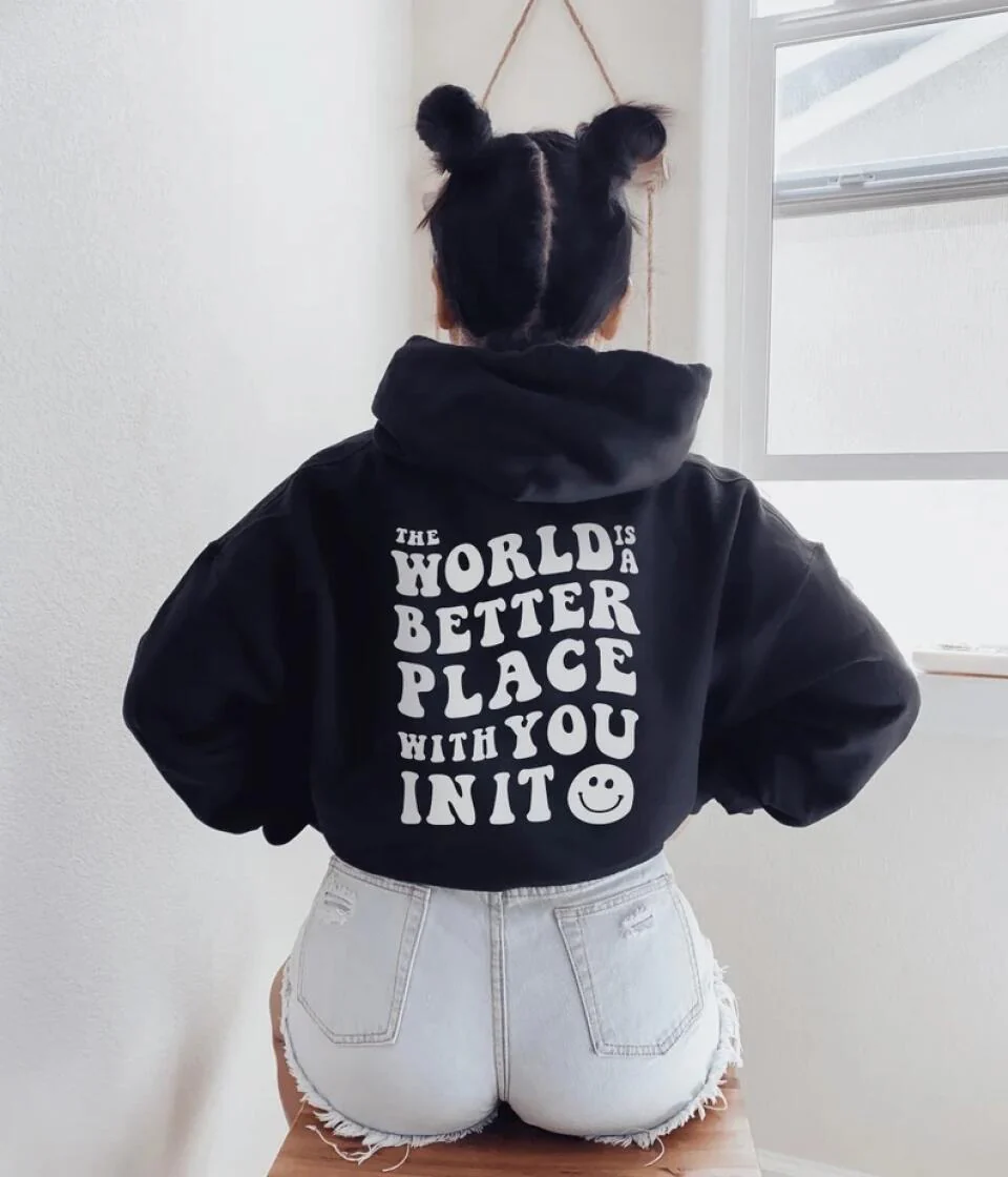 The World Is A Better Place With You In It Personalized Hoodie - Image 7