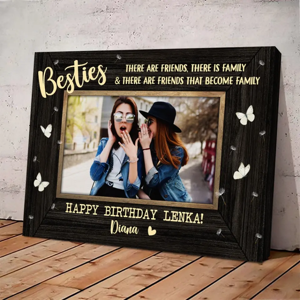 There Are Friends There Is Family - Personalized Poster/Canvas - Birthday Gift For Friends | 306IHPNPCA782 - Image 11