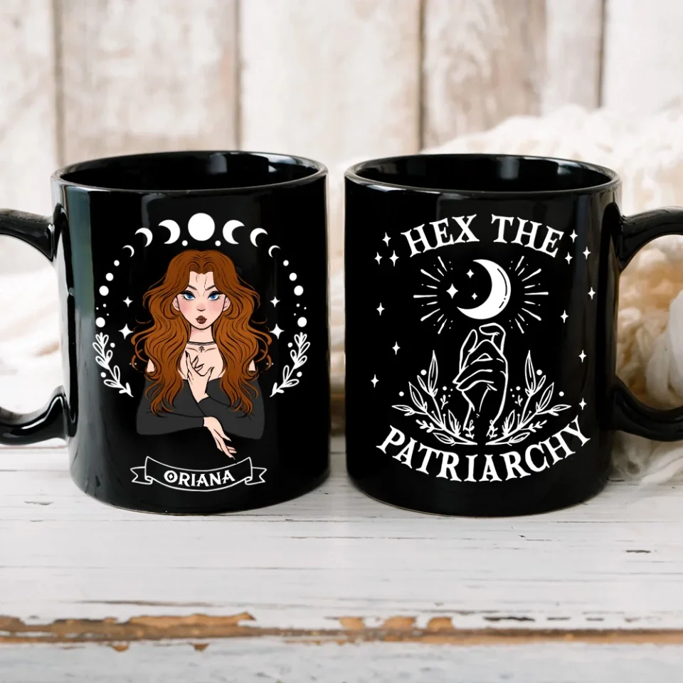 There's A Little Witch In All Of Us - Personalized Mug - Gift For Witch Halloween - Image 5
