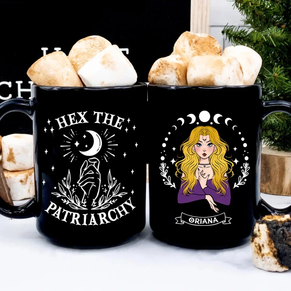 There's A Little Witch In All Of Us - Personalized Mug - Gift For Witch Halloween - Image 8