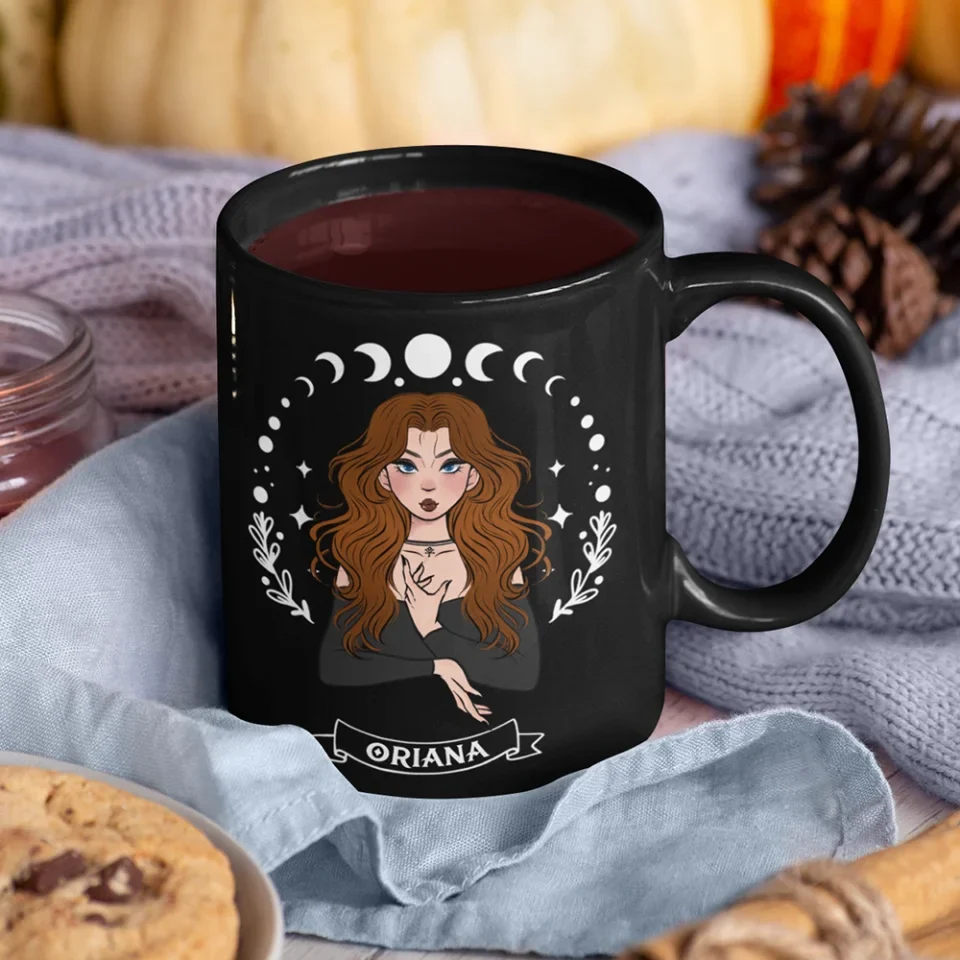 There's A Little Witch In All Of Us - Personalized Mug - Gift For Witch Halloween - Image 9