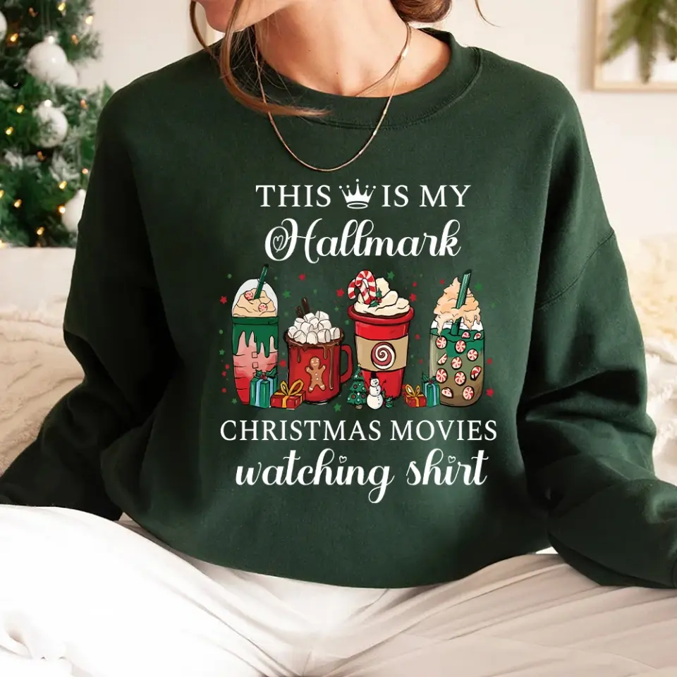 This Is My Hallmark Christmas Movies Watching Shirt Christmas Gift - Image 5