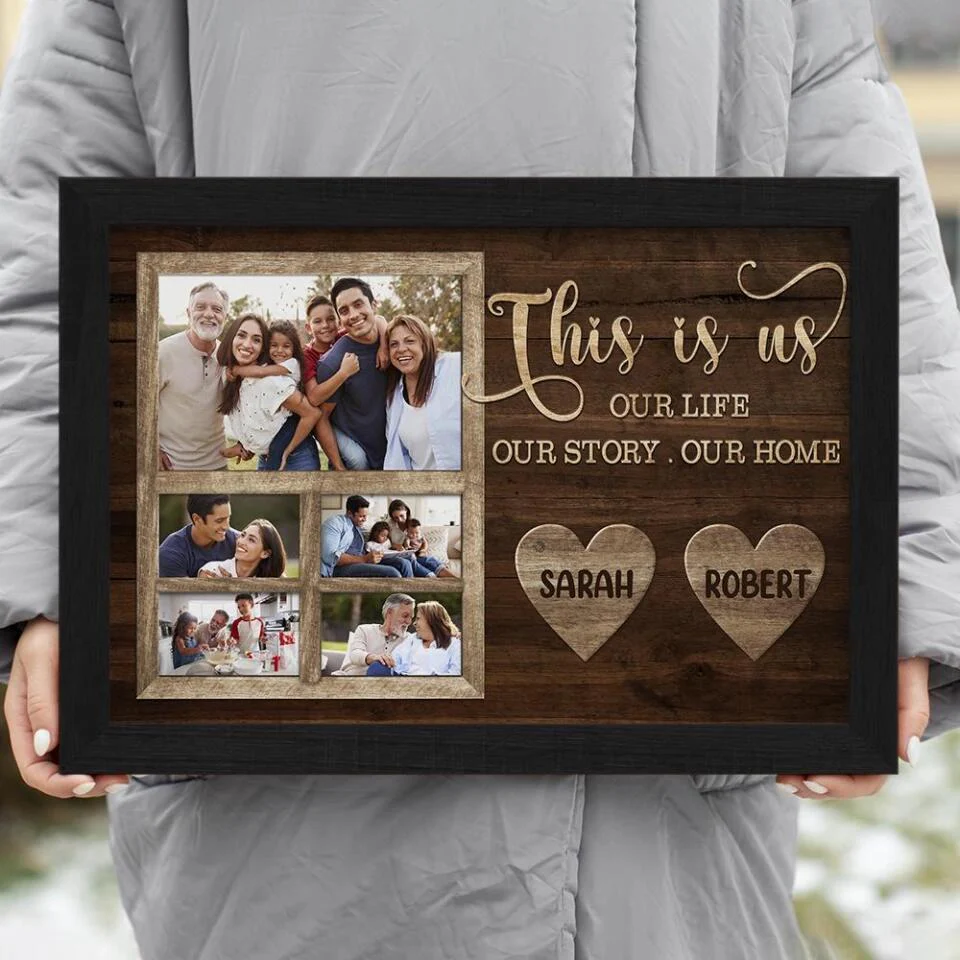 This Is Us Our Life Our Story Our Home Custom Canvas Poster Family Gift - Image 15