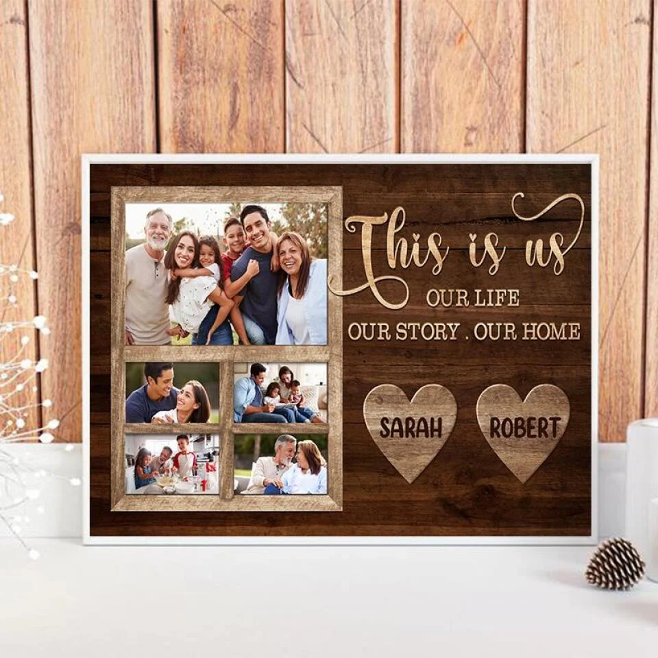 This Is Us Our Life Our Story Our Home Custom Canvas Poster Family Gift - Image 17
