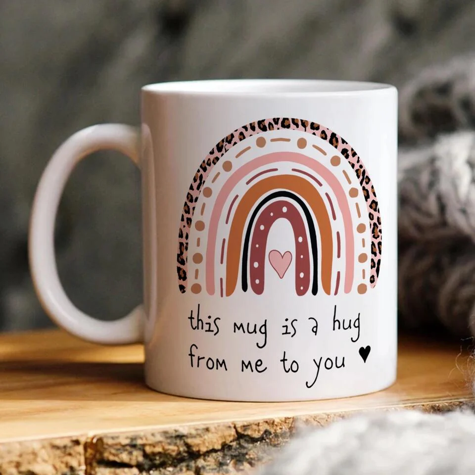This Mug is a Hug from Me to You Personalized Mug - Image 3