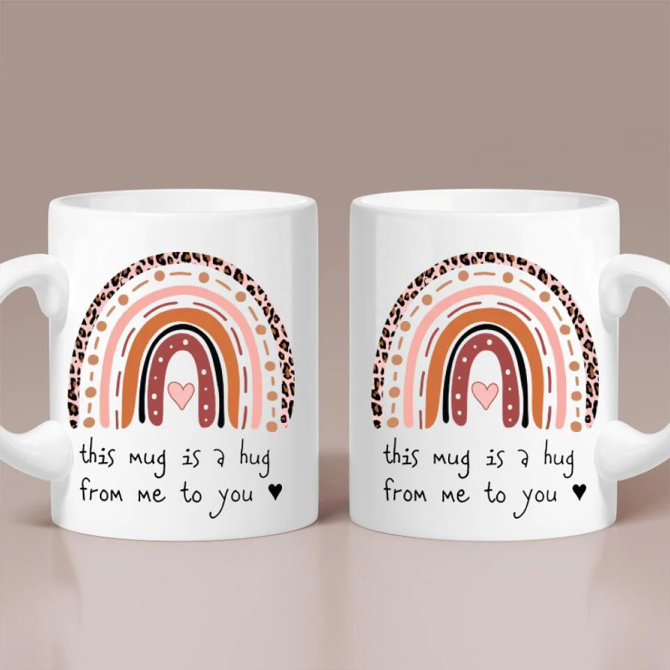 This Mug is a Hug from Me to You Personalized Mug - Image 4