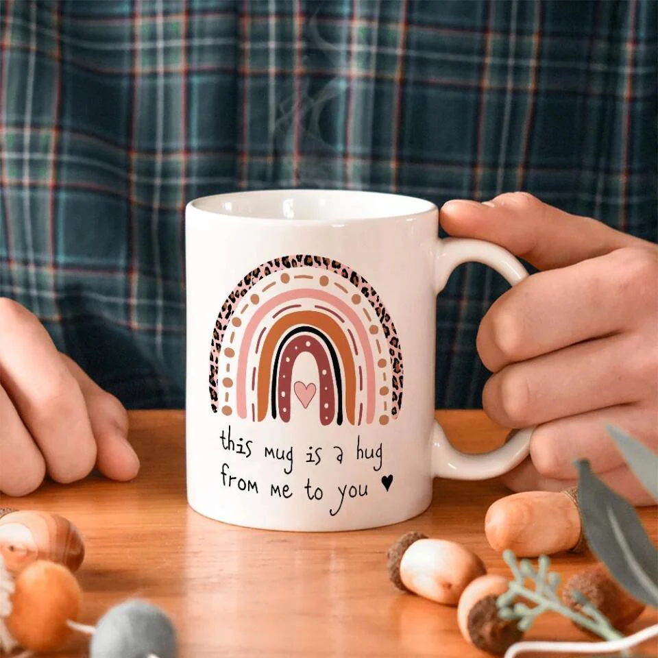 This Mug is a Hug from Me to You Personalized Mug - Image 5