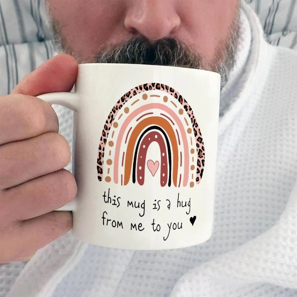 This Mug is a Hug from Me to You Personalized Mug - Image 6