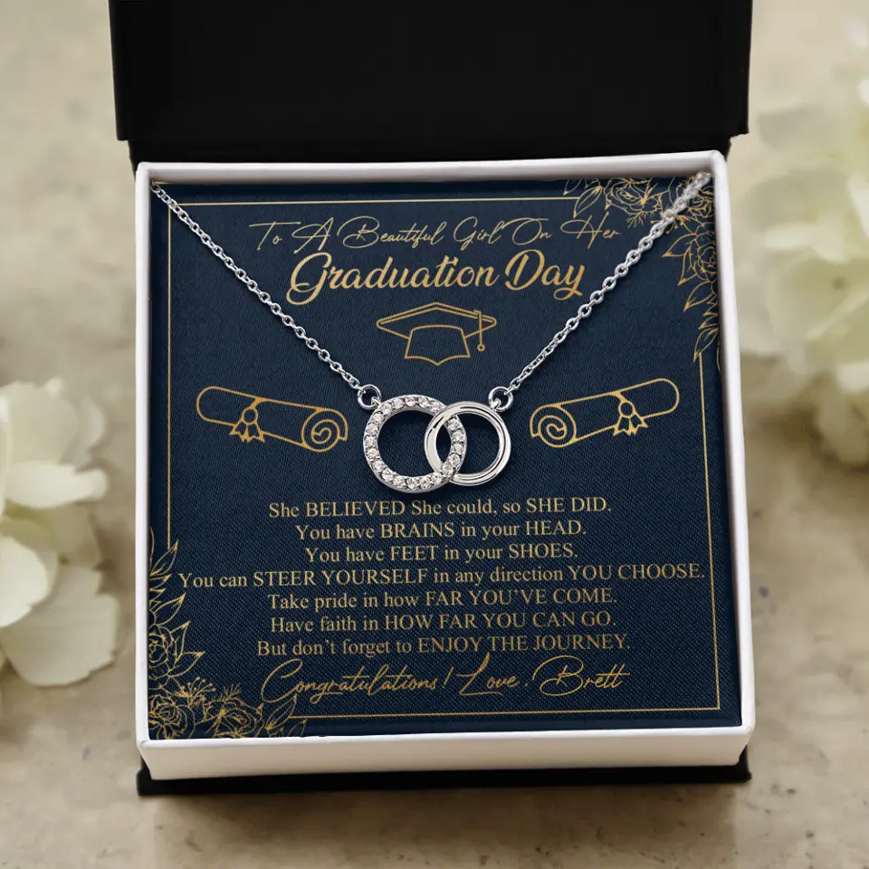 To A Beautiful Girl On Her Graduation Day Custom Necklace Graduation Gift For Her - Image 58