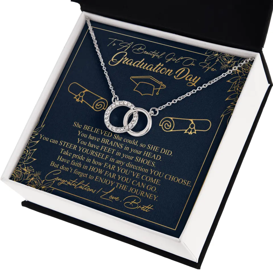 To A Beautiful Girl On Her Graduation Day Custom Necklace Graduation Gift For Her - Image 59