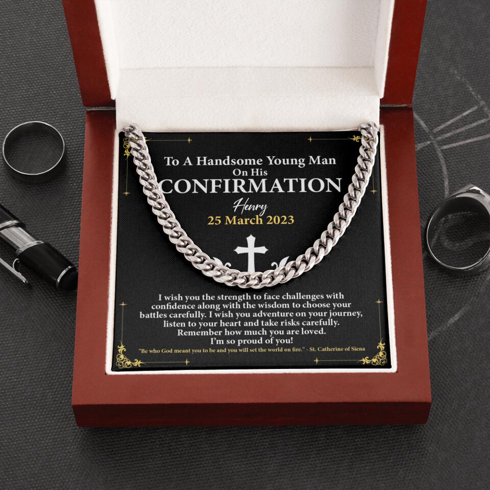 To a Handsome Young Man on His Confirmation Man Necklace - Image 10