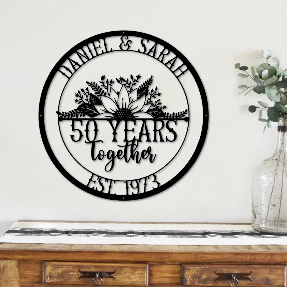 To Many More Years Together Custom Metal Signs Anniversary Gift For Couple - Image 3