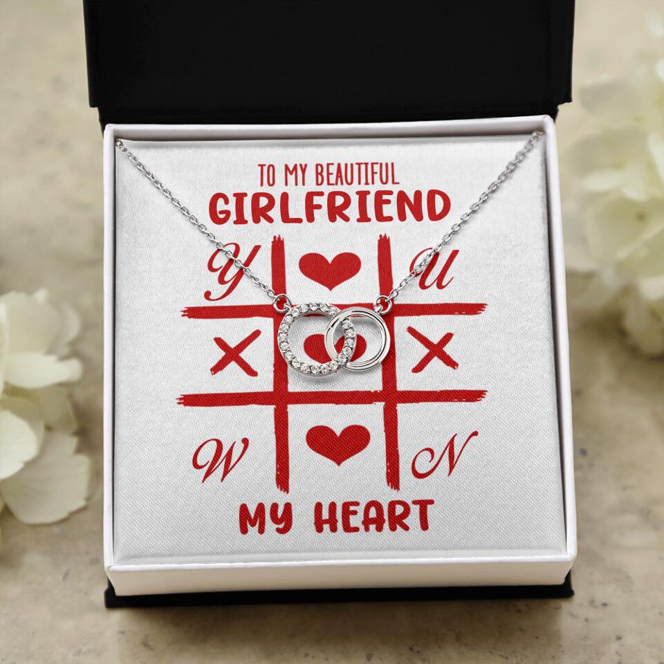To My Beautiful Girlfriend, My Heart - Custom Name Necklace - Valentine's Day Gift for Girlfriend - Image 29