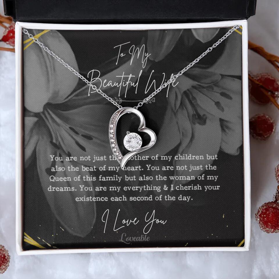 To My Beautiful Wife You Are Not Just The Mother Of My Children, Personalized Necklace for Her, Sweet Gift For Wife - Image 14