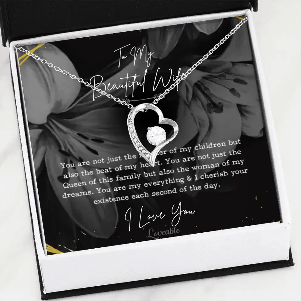 To My Beautiful Wife You Are Not Just The Mother Of My Children, Personalized Necklace for Her, Sweet Gift For Wife - Image 16