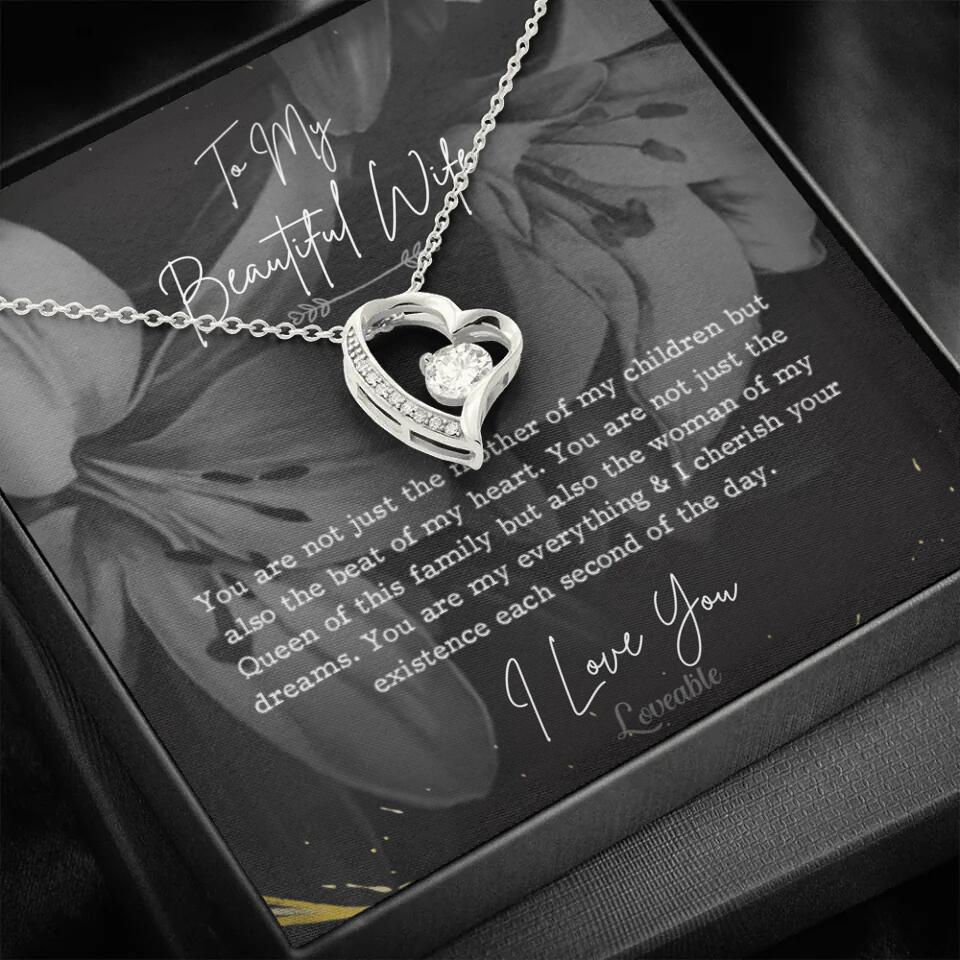 To My Beautiful Wife You Are Not Just The Mother Of My Children, Personalized Necklace for Her, Sweet Gift For Wife - Image 17