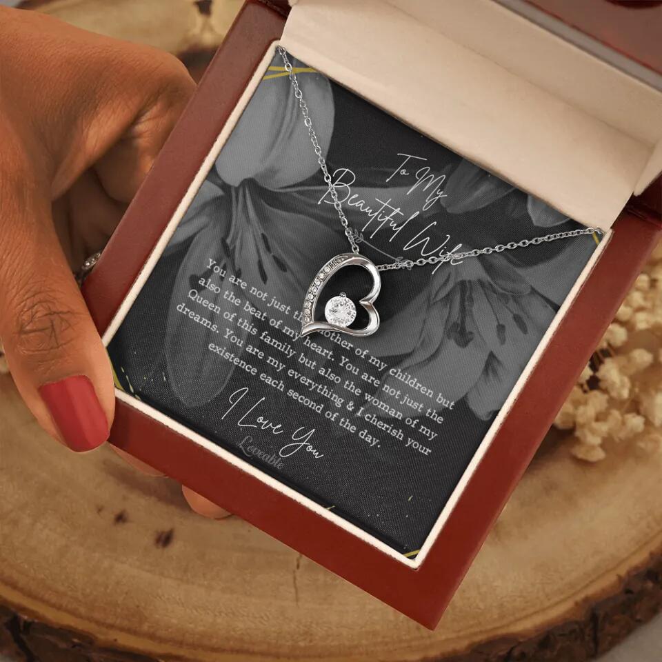 To My Beautiful Wife You Are Not Just The Mother Of My Children, Personalized Necklace for Her, Sweet Gift For Wife - Image 18