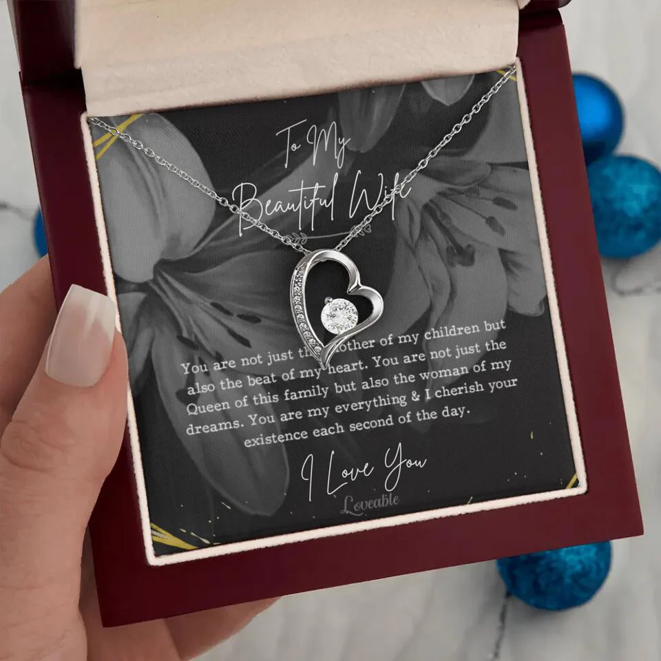To My Beautiful Wife You Are Not Just The Mother Of My Children, Personalized Necklace for Her, Sweet Gift For Wife - Image 19