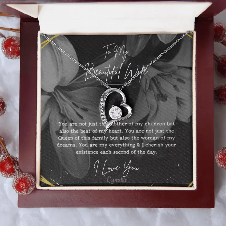To My Beautiful Wife You Are Not Just The Mother Of My Children, Personalized Necklace for Her, Sweet Gift For Wife - Image 21