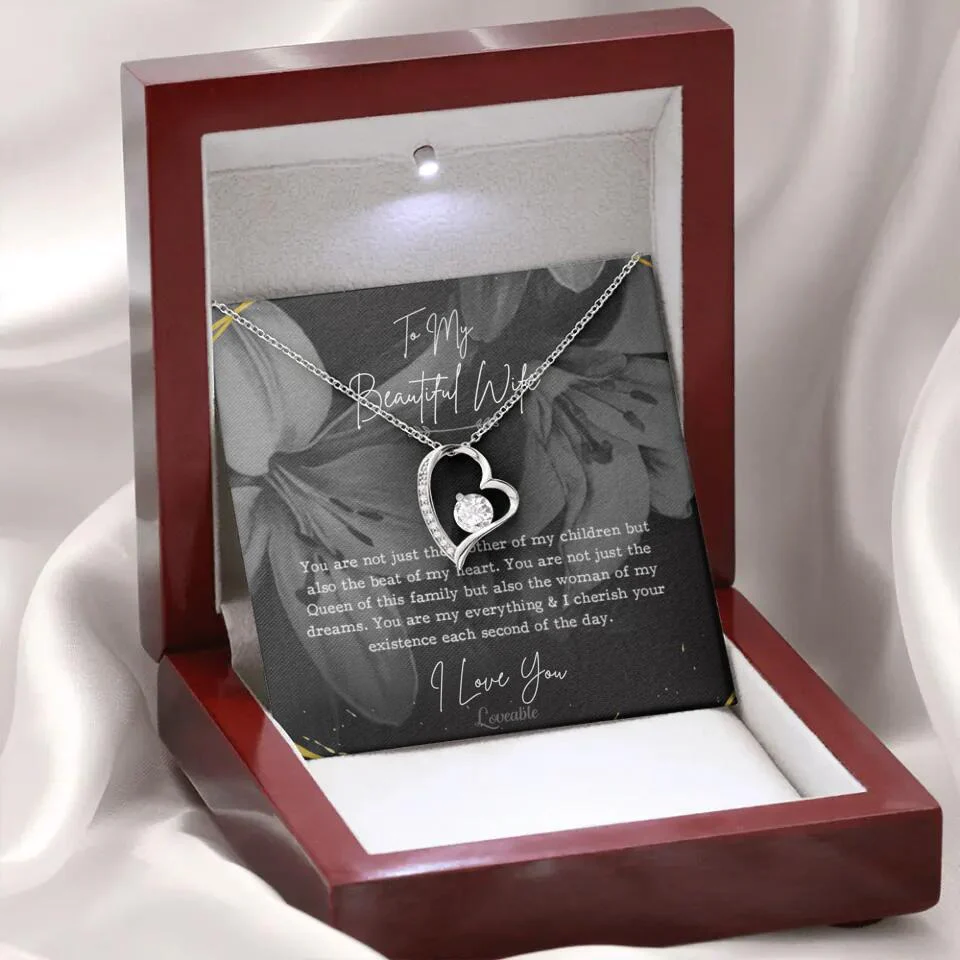 To My Beautiful Wife You Are Not Just The Mother Of My Children, Personalized Necklace for Her, Sweet Gift For Wife - Image 23