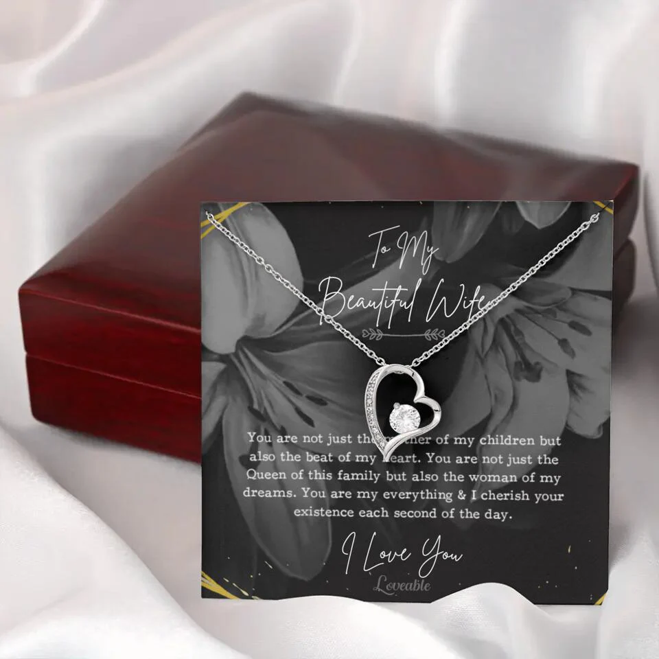 To My Beautiful Wife You Are Not Just The Mother Of My Children, Personalized Necklace for Her, Sweet Gift For Wife - Image 25