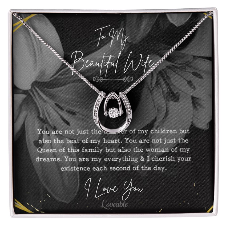 To My Beautiful Wife You Are Not Just The Mother Of My Children, Personalized Necklace for Her, Sweet Gift For Wife - Image 30