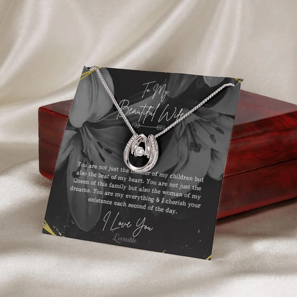 To My Beautiful Wife You Are Not Just The Mother Of My Children, Personalized Necklace for Her, Sweet Gift For Wife - Image 36