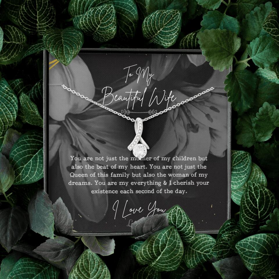 To My Beautiful Wife You Are Not Just The Mother Of My Children, Personalized Necklace for Her, Sweet Gift For Wife - Image 54