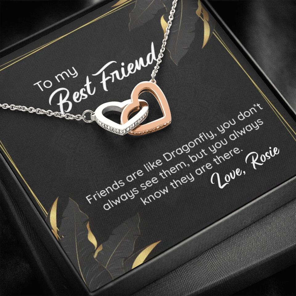 To My Best Friend Friends Are Like Dragonfly, Personalized Cuban Chain, Gift for Best Friend, Men's Jewelry - Image 12