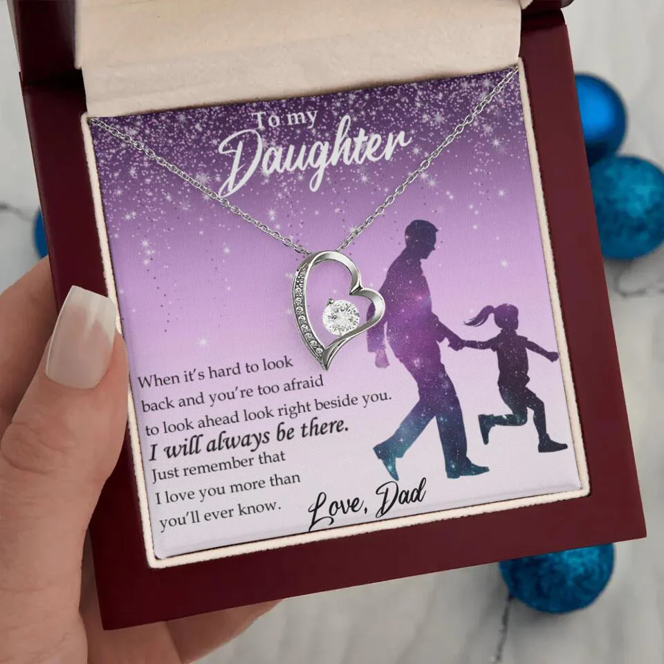To My Daughter I Will Always Be These Personalized Necklace - Image 14