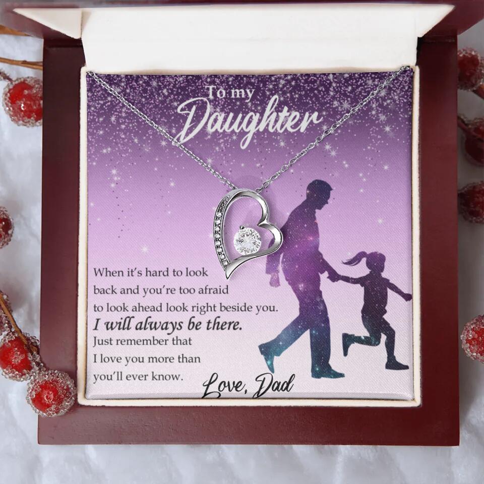 To My Daughter I Will Always Be These Personalized Necklace - Image 16