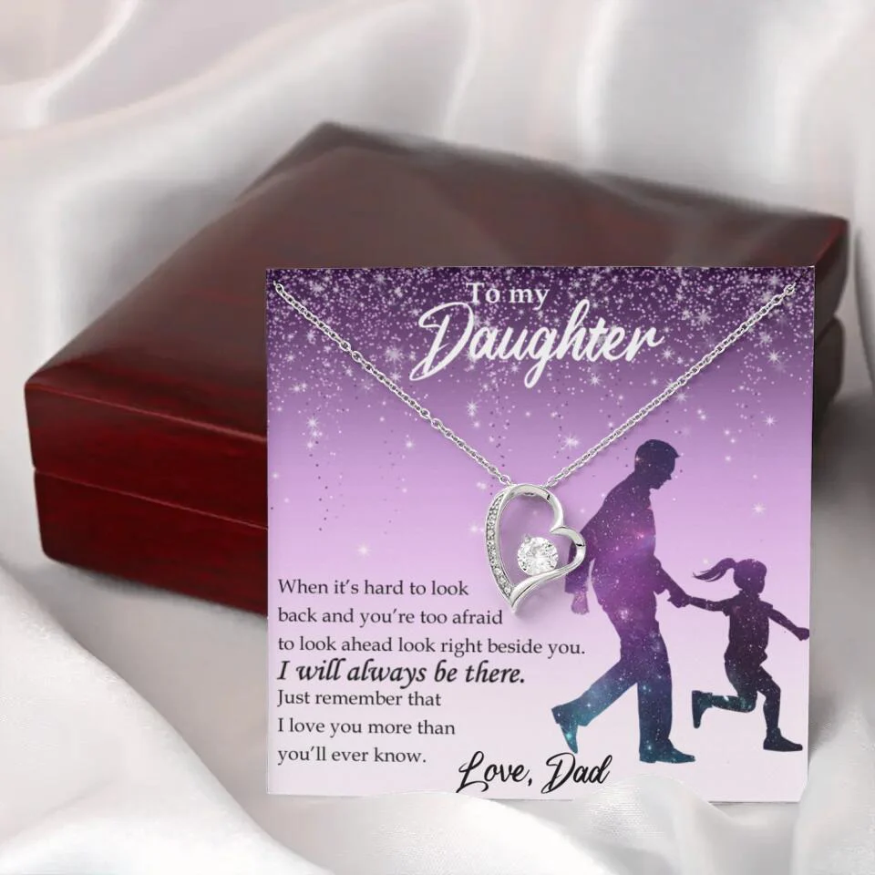To My Daughter I Will Always Be These Personalized Necklace - Image 20