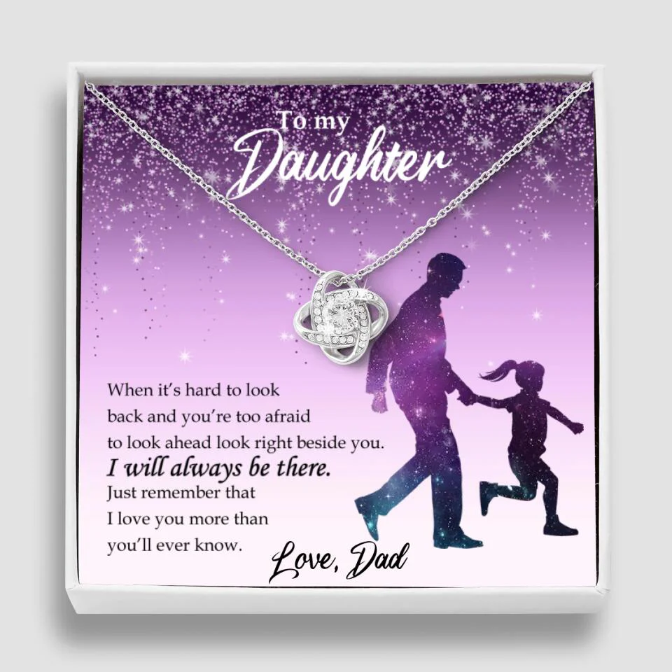 To My Daughter I Will Always Be These Personalized Necklace - Image 24