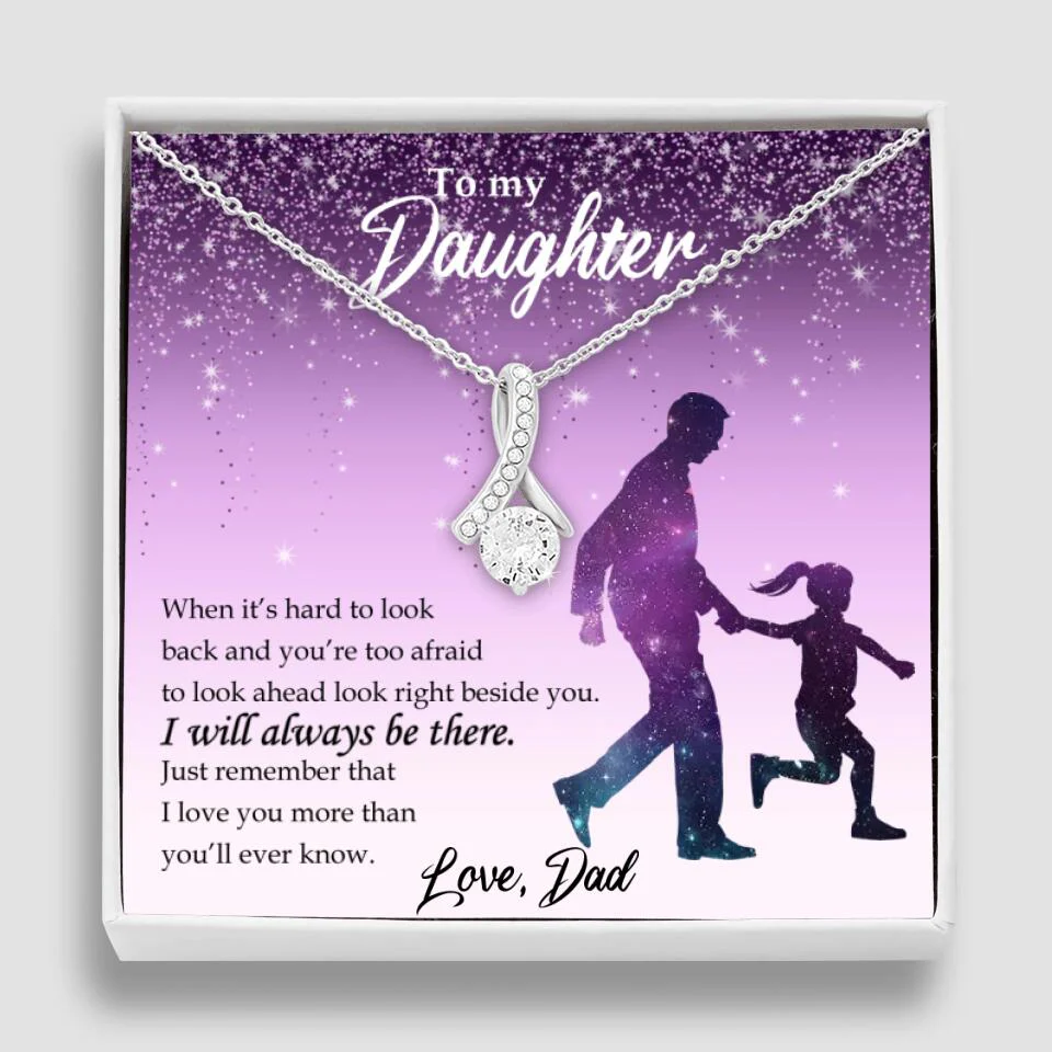 To My Daughter I Will Always Be These Personalized Necklace - Image 31
