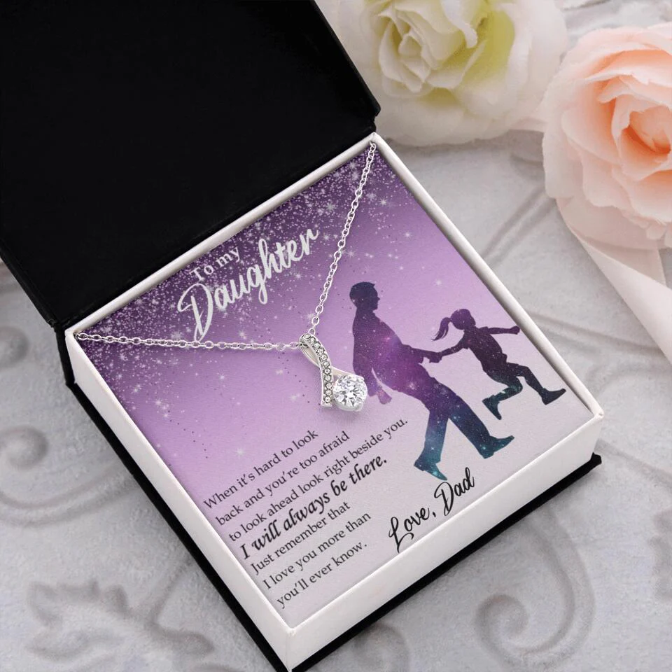 To My Daughter I Will Always Be These Personalized Necklace - Image 34